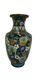 Early 20th-Century Chinese Cloisonné Millefleur Vase