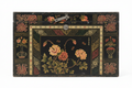 Antique Chinese Painted Lacquer Trunk – Peonies & Butterflies, c. 1920