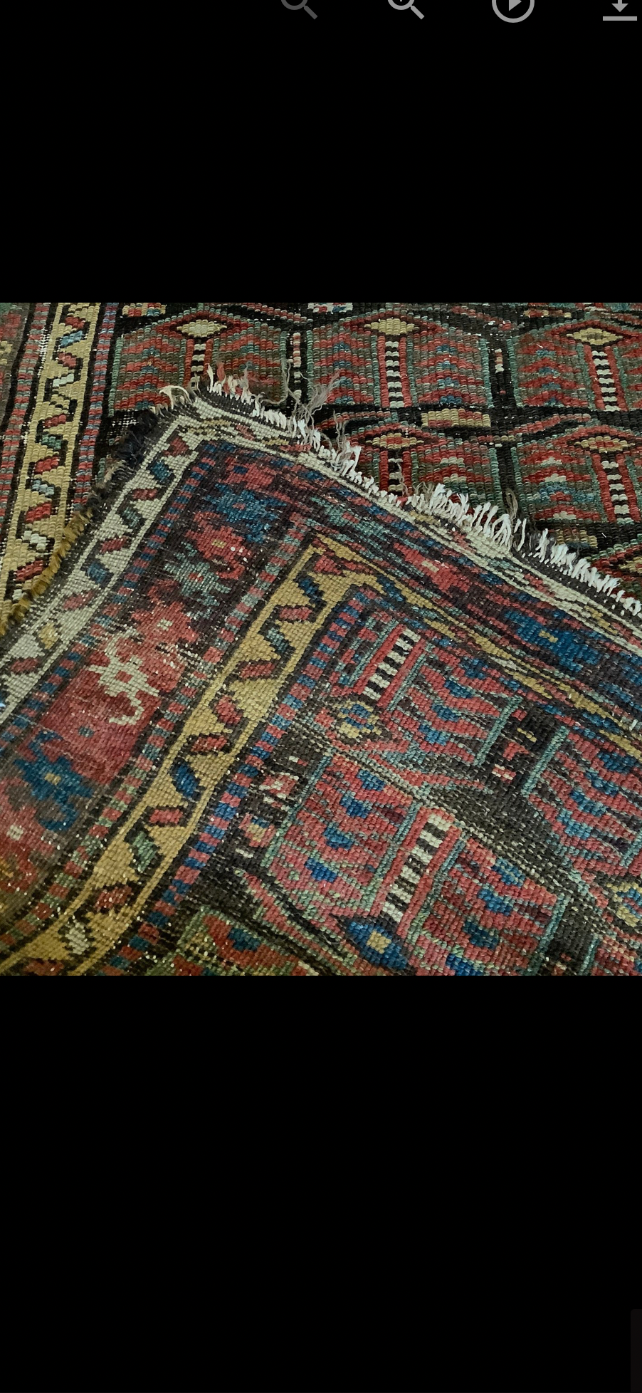 Antique Timuri Baluch Tribal Rug with Repeating Mihrab Design (c. 1900)