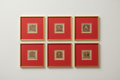 Set of Six Framed Tibetan Buddhist Tsakli Ritual Paintings