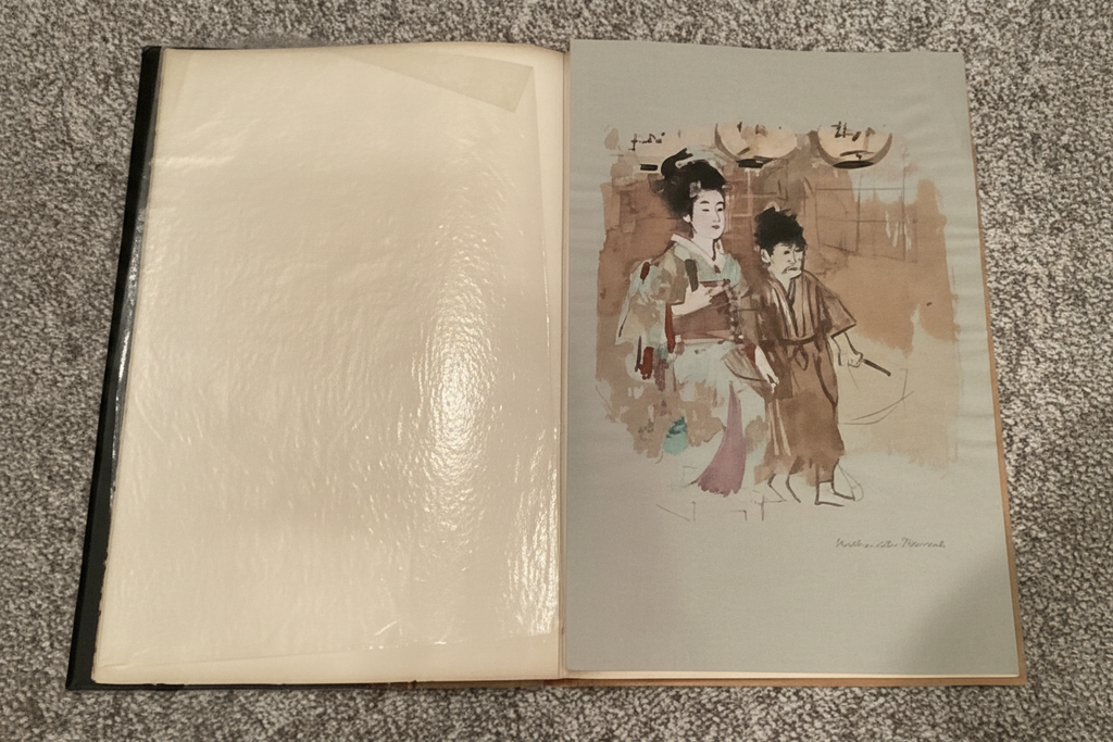 Jack Levine “Geisha with Attendant” — Facing East, c. 1970
