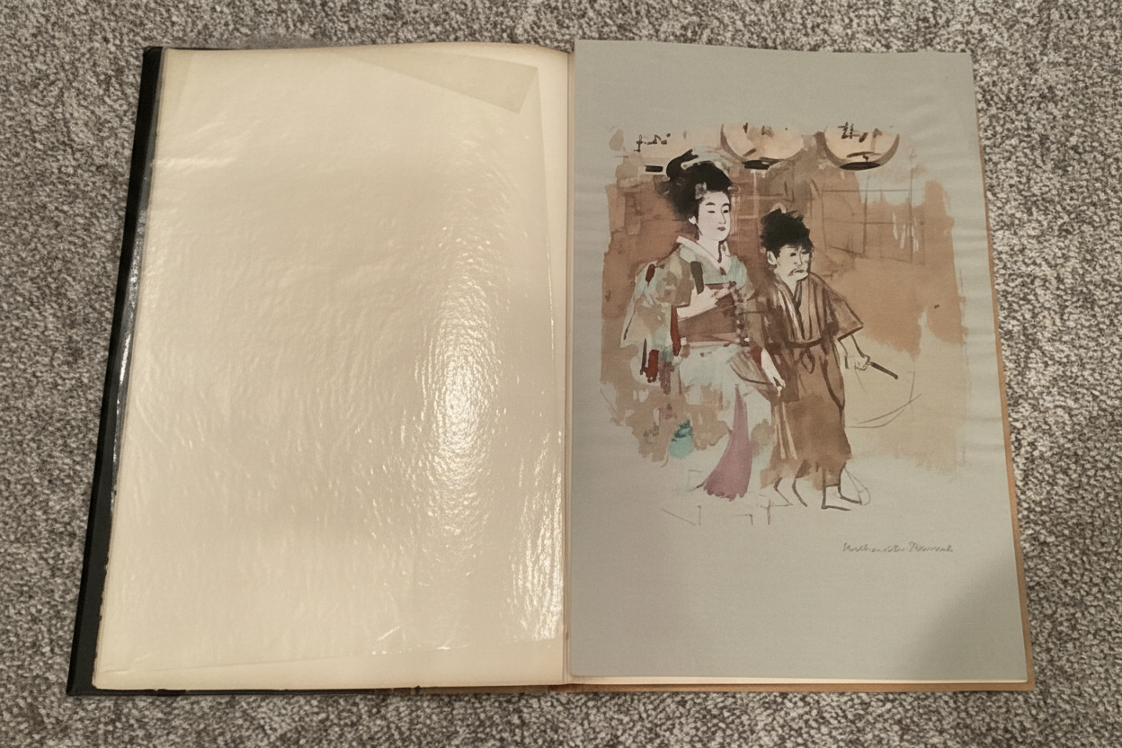Jack Levine “Geisha with Attendant” — Facing East, c. 1970