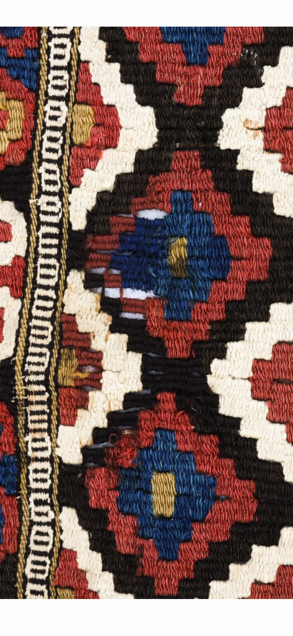 Antique Shahsavan Tribal Kilim Flatweave, Caucasus / Northwest Persia, c. 1900