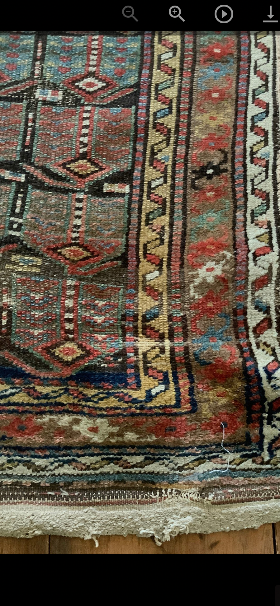 Antique Timuri Baluch Tribal Rug with Repeating Mihrab Design (c. 1900)