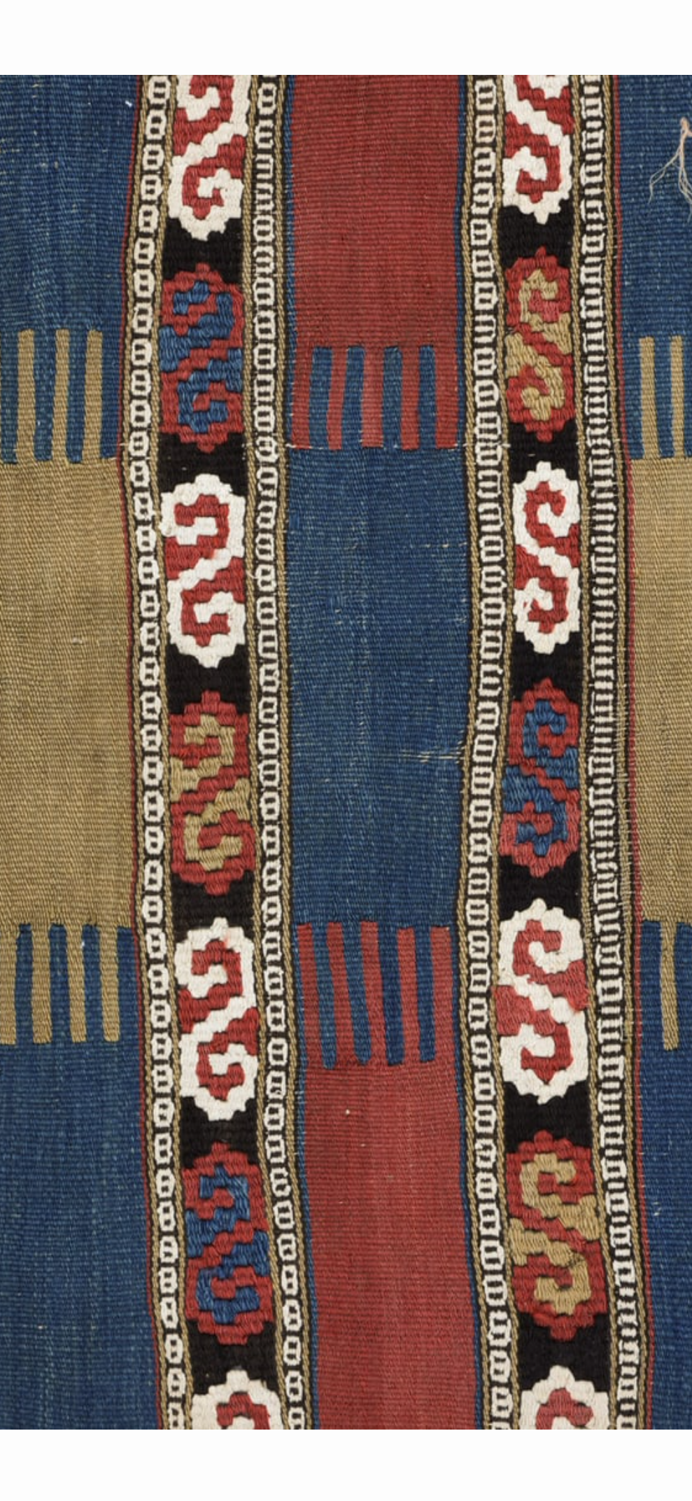 Antique Shahsavan Tribal Kilim Flatweave, Caucasus / Northwest Persia, c. 1900