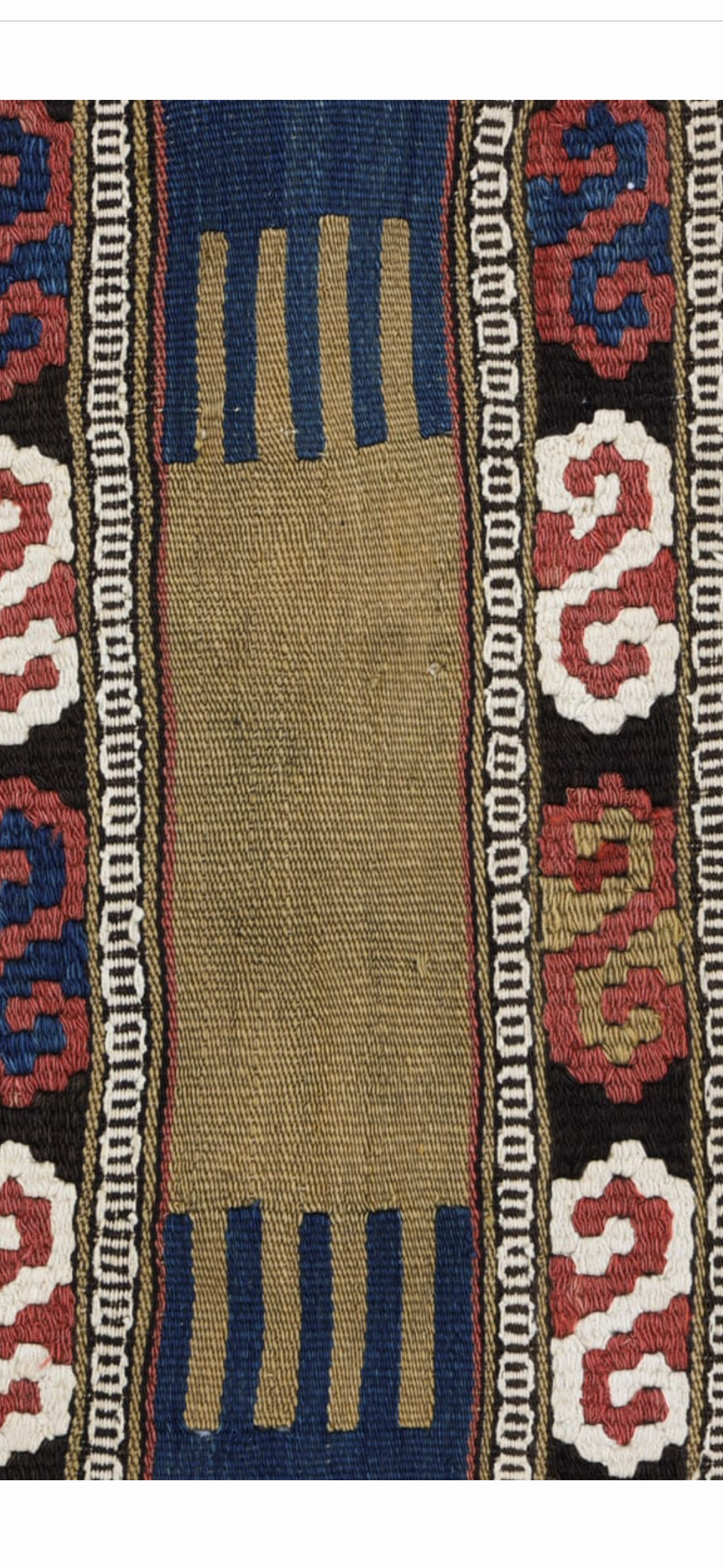 Antique Shahsavan Tribal Kilim Flatweave, Caucasus / Northwest Persia, c. 1900