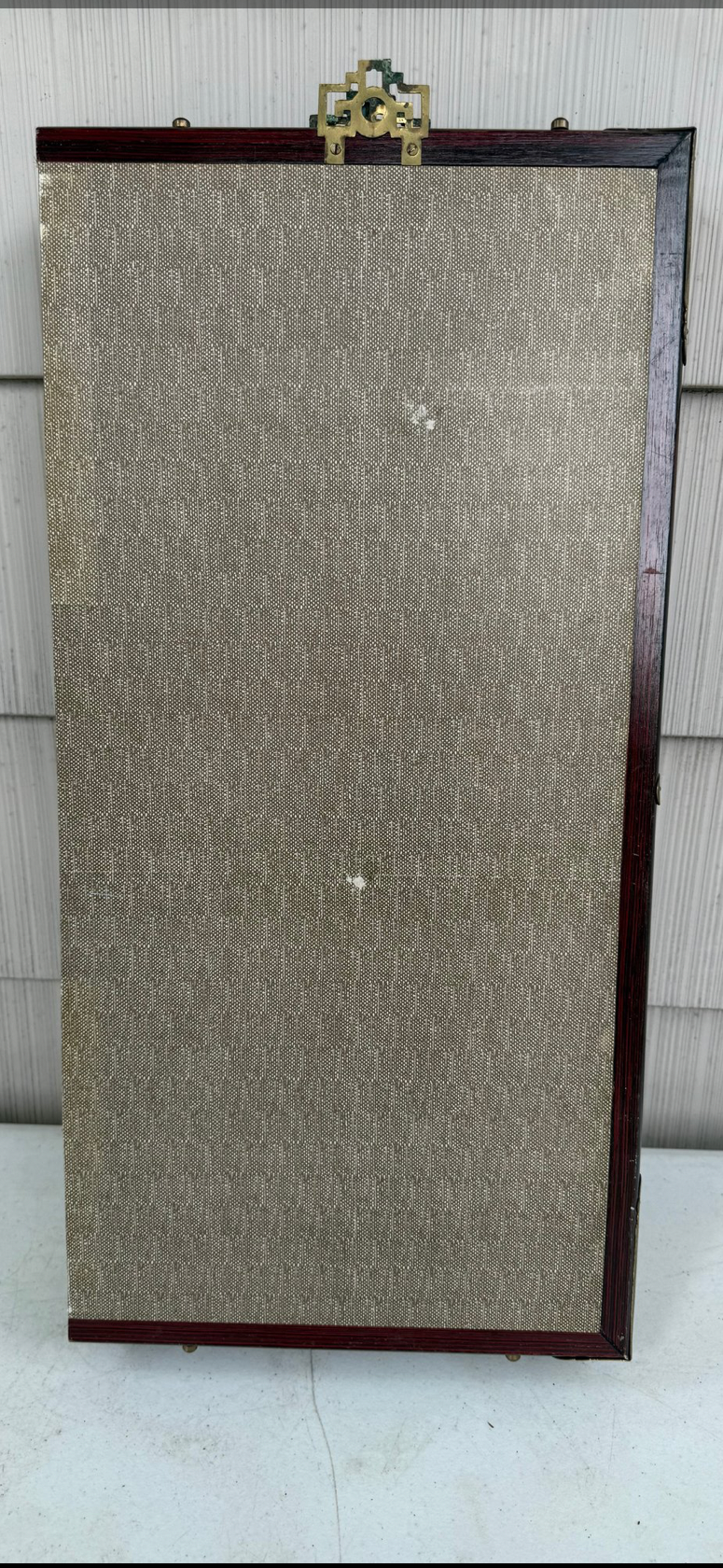 Vintage Japanese-Style Four-Panel Folding Screen with Birds and Blossoms