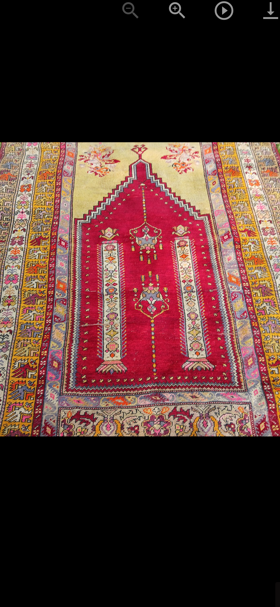 Early 20th Century Turkish Anatolian Prayer Rug – 74 × 50 Inches