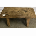 Antique Weathered Chinese Elm Bench – 31”