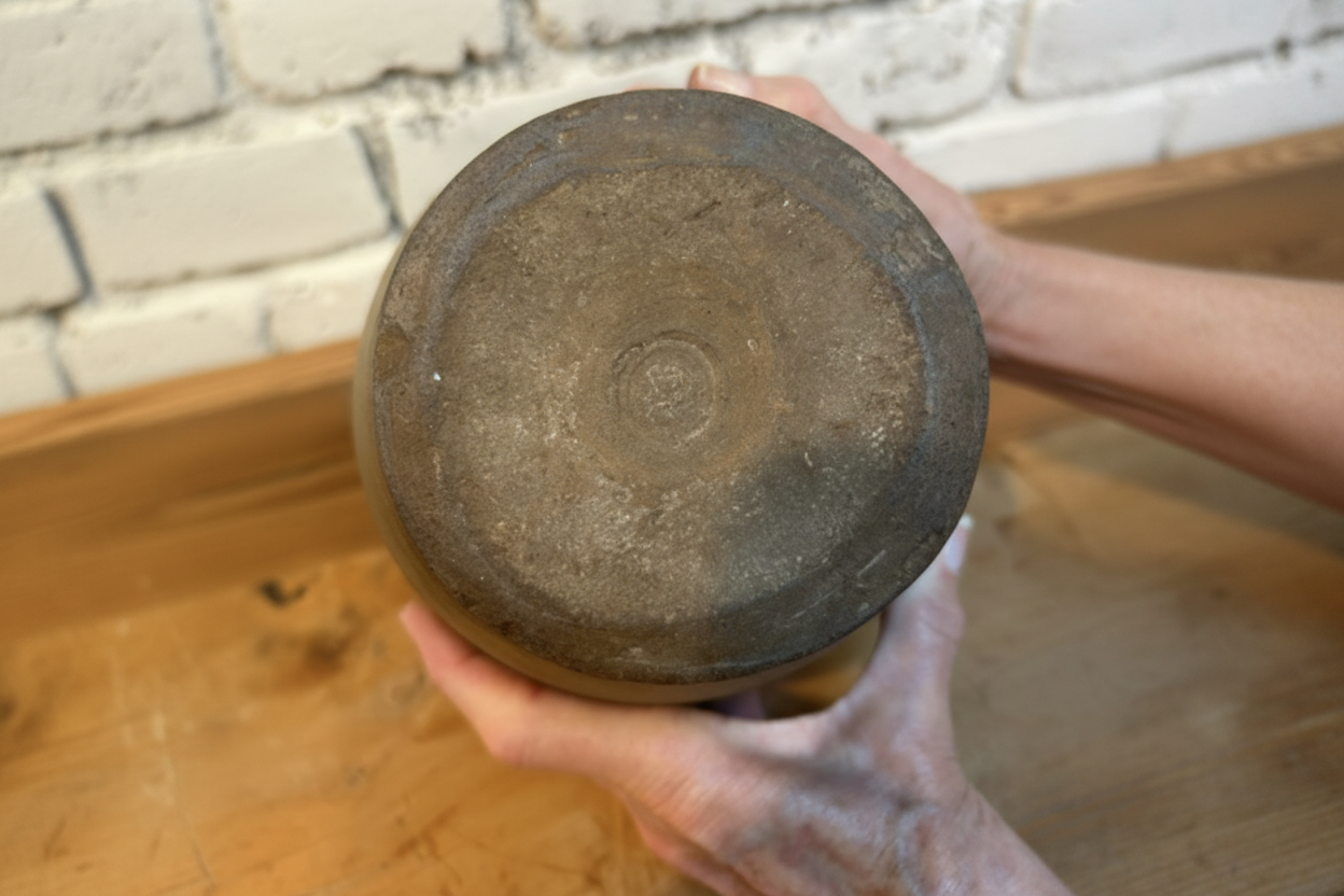 Antique Southeast Asian Brown-Glazed Stoneware Storage Jar