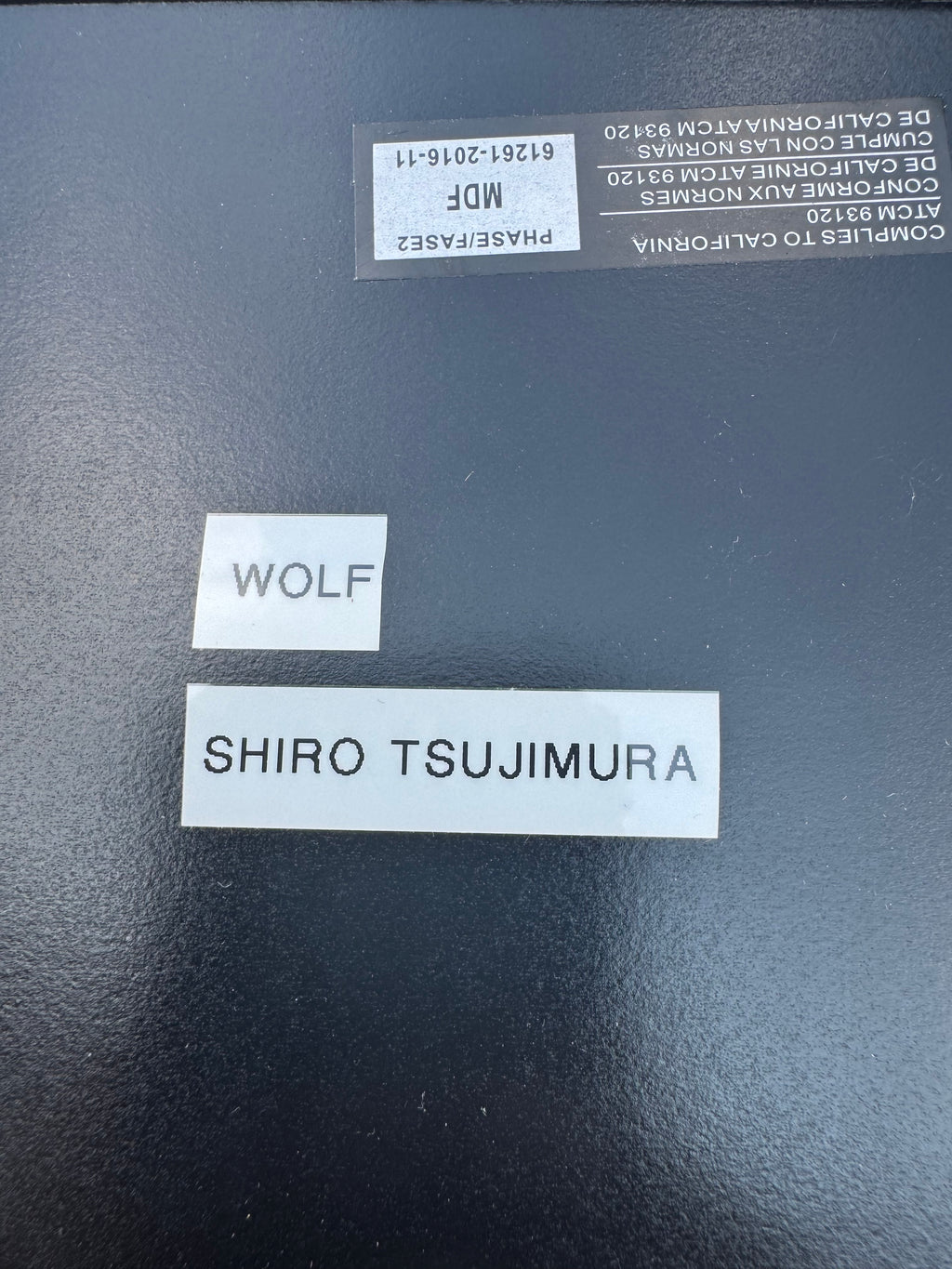 Attributed to Shiro Tsujimura — “Wolf” and “Cloud” Sumi Ink Paintings, Pair