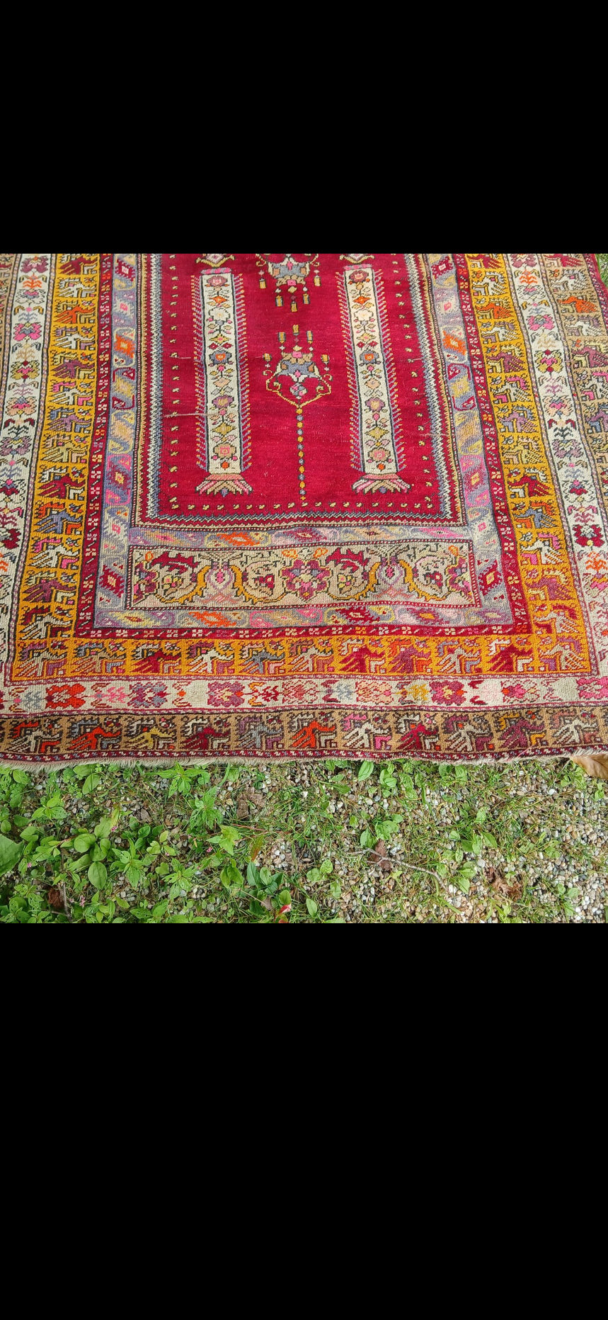 Early 20th Century Turkish Anatolian Prayer Rug – 74 × 50 Inches