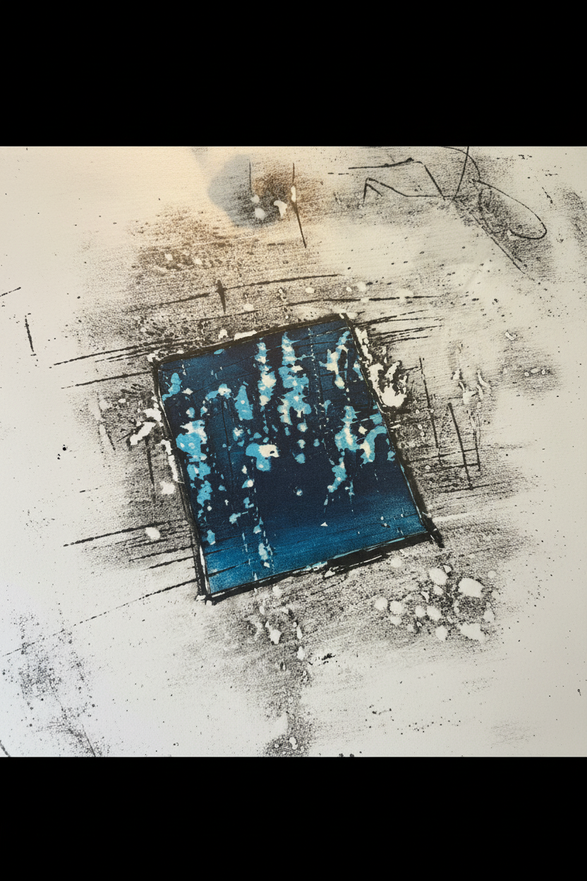 Joichi Hoshi (Japanese, 1913–1979) ‘Constellation No. 42’ Woodblock Print, 1967 (Limited Edition 8/50)